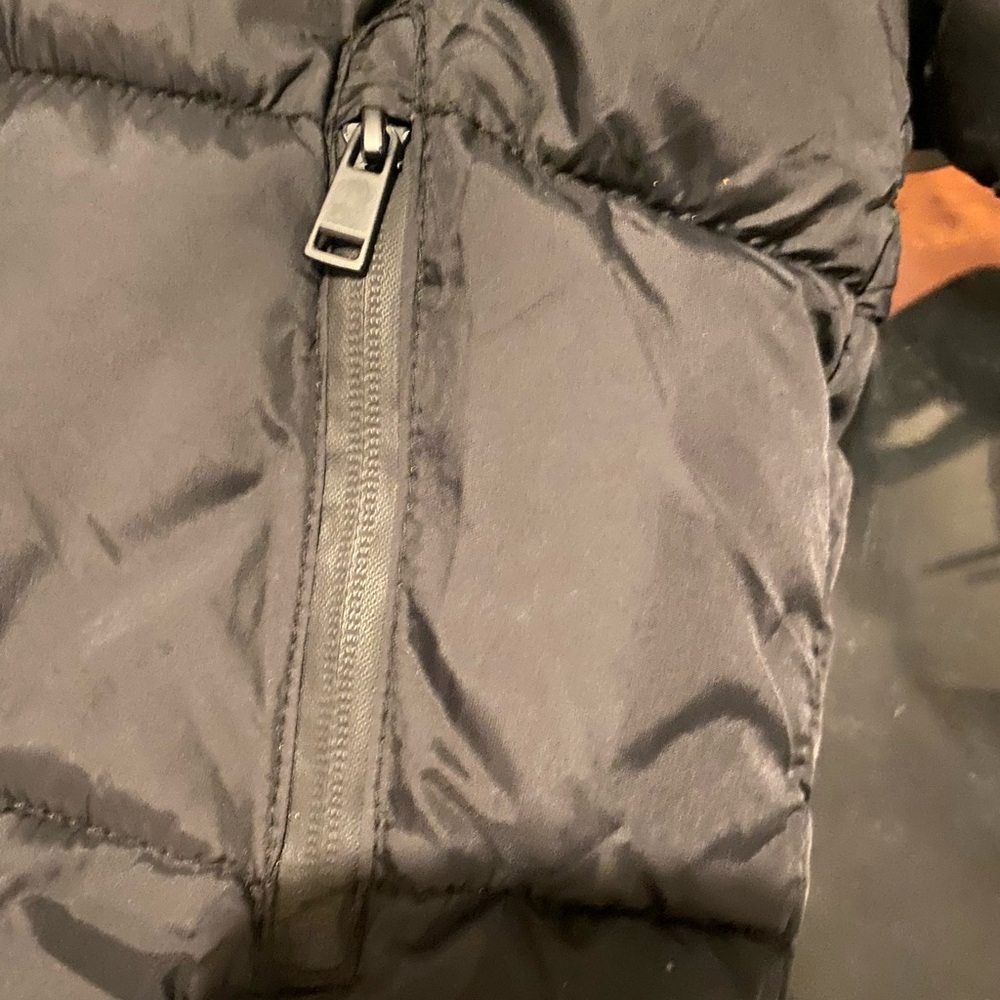 Zara Boys Black Puffer coat size 7 - Picture 3 of 8